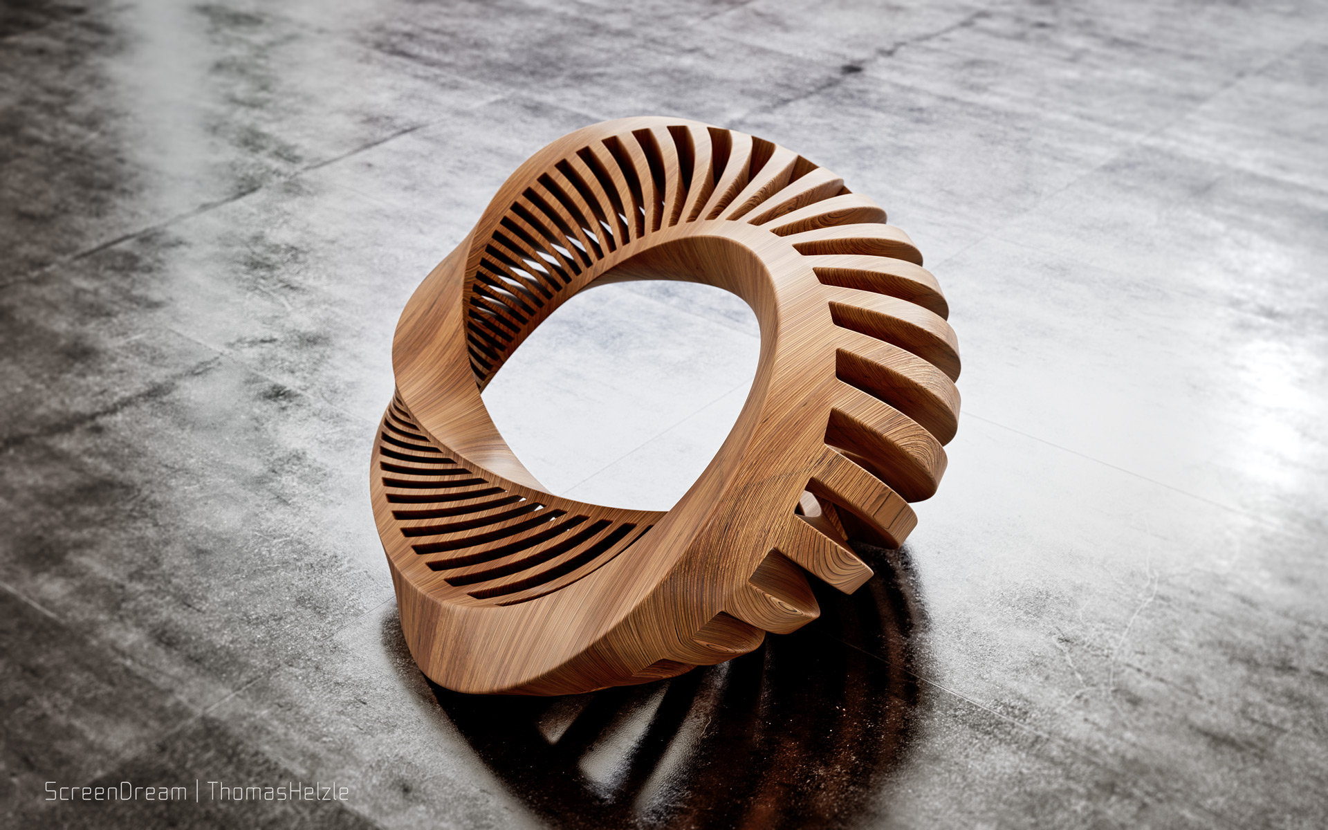 Wound Torroid in Softimage XSI, Blender and Cycles